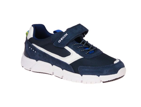 Geox Flexyper Blauwe Sneaker  (J359BA-C4211) - Schoenen Caramel (Sint-Job-in-’t-Goor)