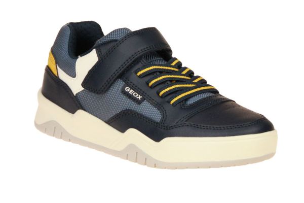 Geox Perth Blauwe Sneaker  (J367RE-C0700) - Schoenen Caramel (Sint-Job-in-’t-Goor)