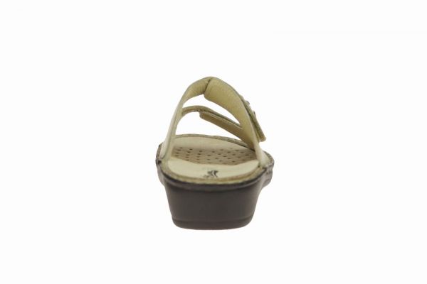 La Plume Beige pantoffel Perlato  (738-2412R/beige) - Schoenen Caramel (Sint-Job-in-’t-Goor)