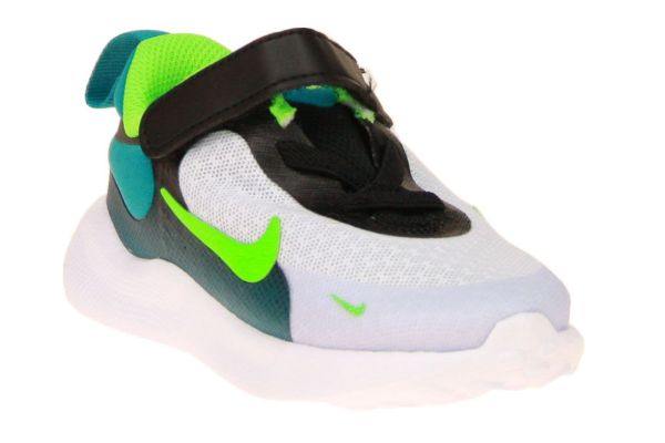 Nike Revolution 7 TDV Sneaker Grijs-Groen  (FB7691-005) - Schoenen Caramel (Sint-Job-in-’t-Goor)
