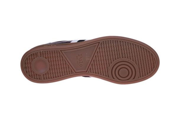 Ralph Lauren Polo HTR Aera Zwarte Sneaker  (809877603003) - Schoenen Caramel (Sint-Job-in-’t-Goor)